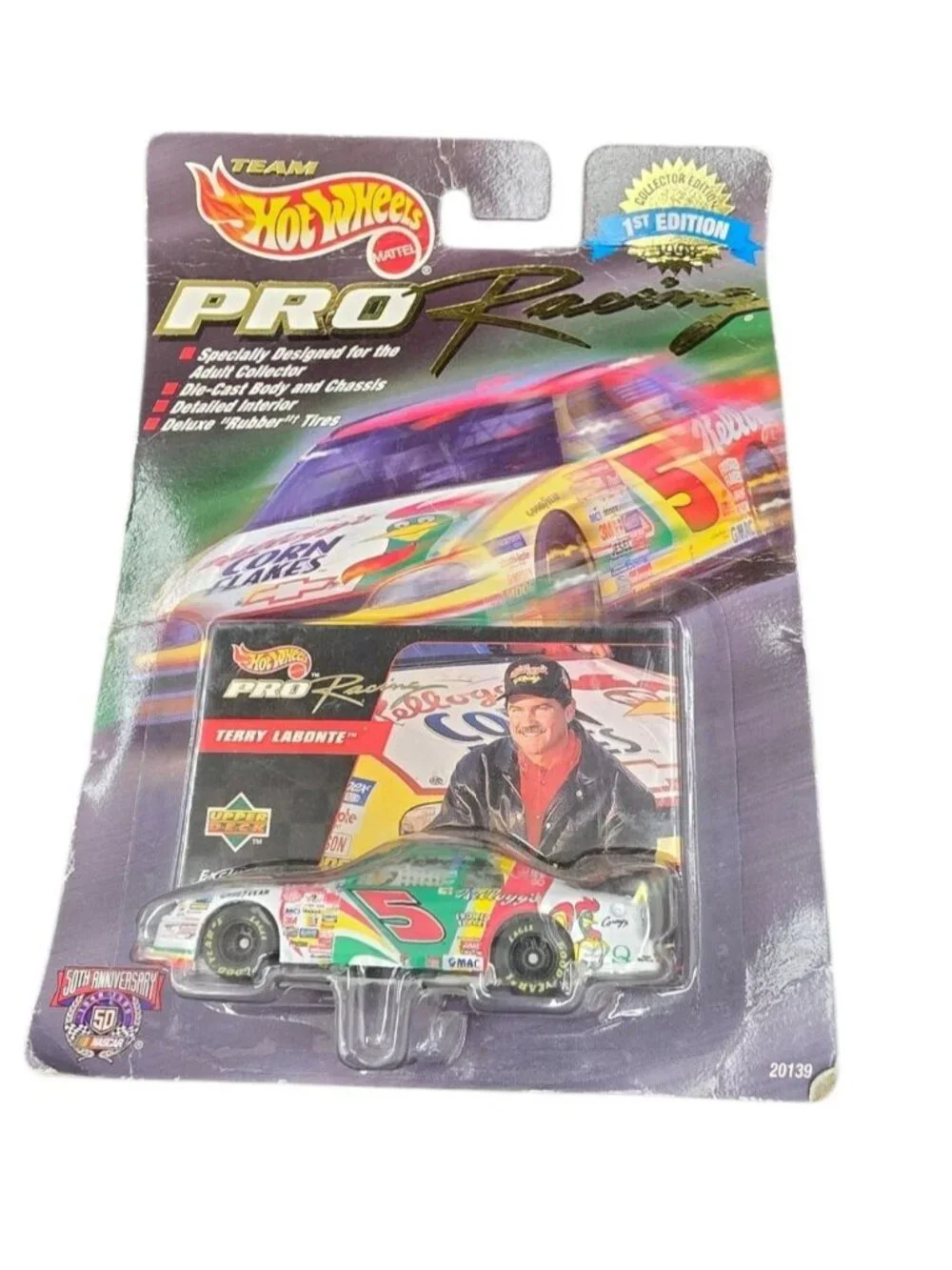 Hot Wheels Pro Racing NASCAR 50th Ann #5 Terry Labonte diecast car 1/64